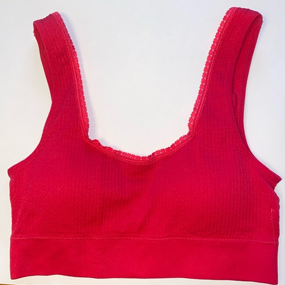 Small Jessica Simpson Sports Bra Stretchy Cropped Tank Top Remove Pads Metal Tag - Picture 2 of 14